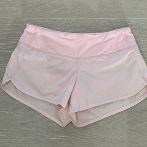 🌸 Lululemon Speed Up Shorts Size 2,  2.5" inseam